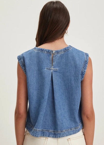 Velvet Loren Denim Top