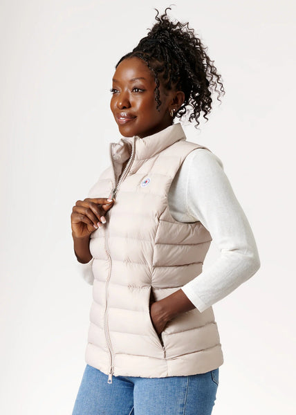 Eleven Elfs Melian Short Vegan Down Vest - Linen (PRE-ORDER)