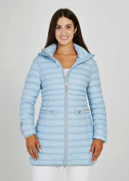 Eleven Elfs Shannon Vegan Down Coat - Light Denim (PRE-ORDER)