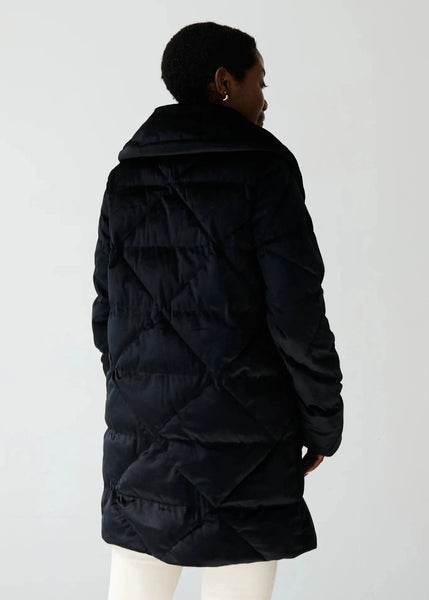 Eleven Elfs Alva - Coat Black Velvet