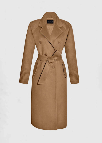 SENTALER Baby Alpaca Long Double-Breasted Notched Collar Coat (PRE-ORDER)