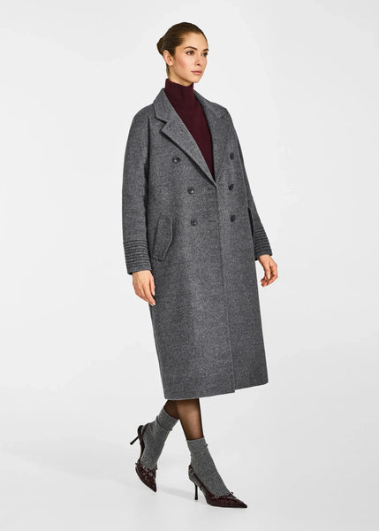 SENTALER Baby Alpaca Long Double-Breasted Notched Collar Coat (PRE-ORDER)