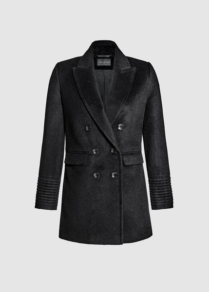 SENTALER Baby Alpaca Peak Collar Topcoat (PRE-ORDER)