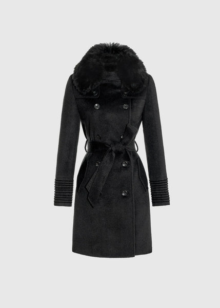 SENTALER Baby Alpaca Mid Length Trench Coat (PRE-ORDER)