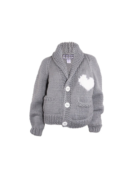 GOGO Sweaters Heart Cardi (PRE-ORDER)
