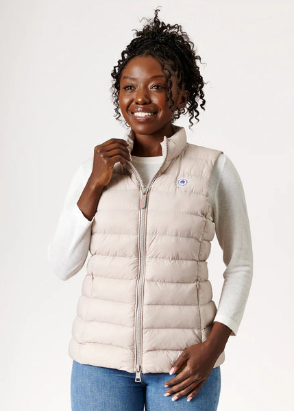 Eleven Elfs Melian Short Vegan Down Vest - Linen (PRE-ORDER)