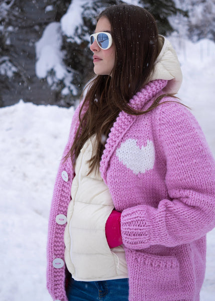 GOGO Sweaters Heart Cardi (PRE-ORDER)