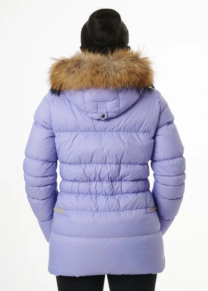 Eleven Elfs Earth Spirit Long Down Jacket - Lavender & Linen