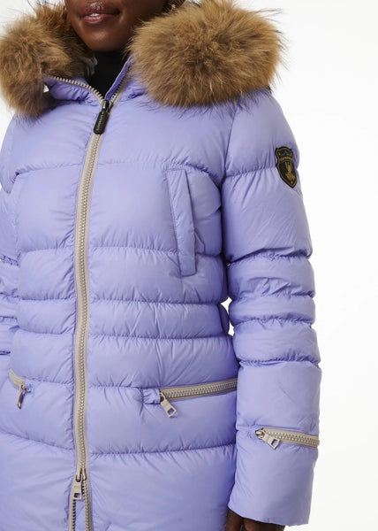 Eleven Elfs Earth Spirit Long Down Jacket - Lavender & Linen