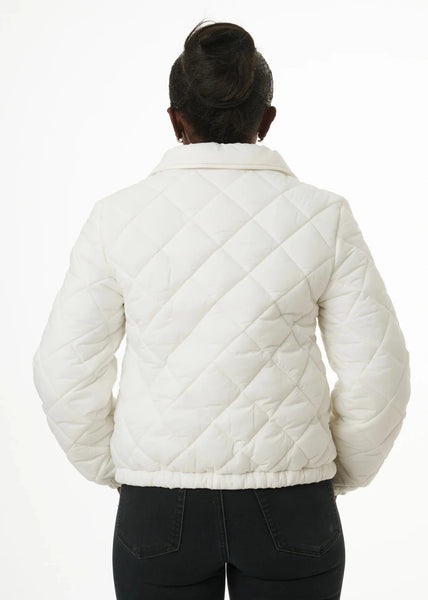 Eleven Elfs Stella Vegan Down Bomber - White (PRE-ORDER)
