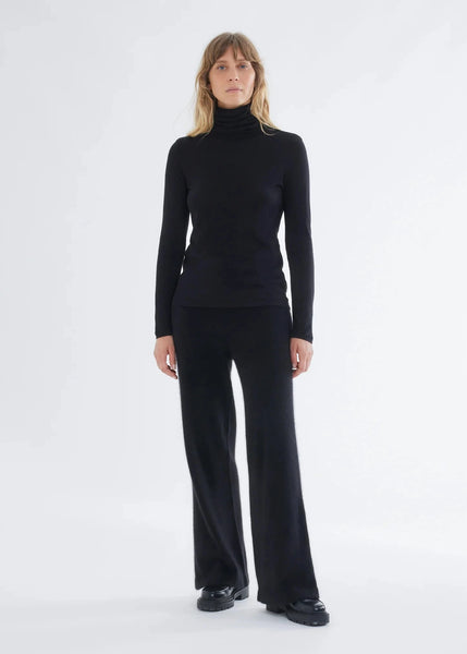 Majestic Filatures Turtleneck Long Sleeve - Black