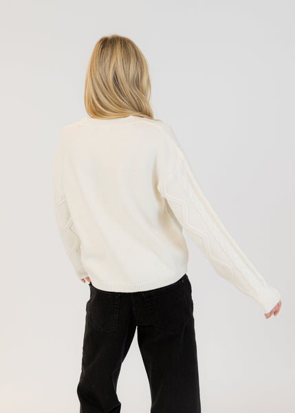 Lyla + Luxe Margot Pullover - Off-White
