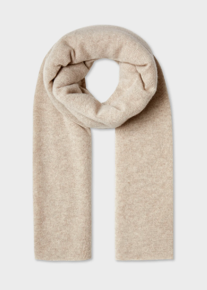 White + Warren Cashmere Travel Wrap- Sand Wisp Heather