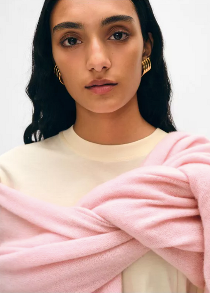 White + Warren Cashmere Travel Wrap- Primrose