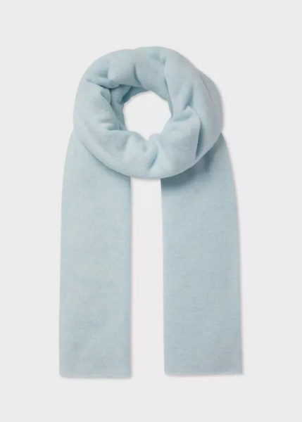 White + Warren Cashmere Travel Wrap- Tidal Pool Heather