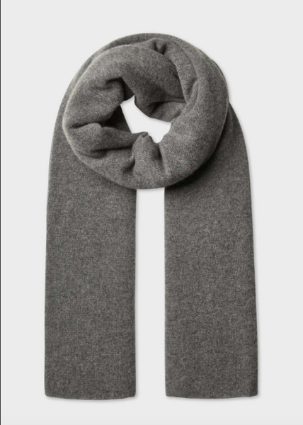 White + Warren Cashmere Travel Wrap- Graphite Heather
