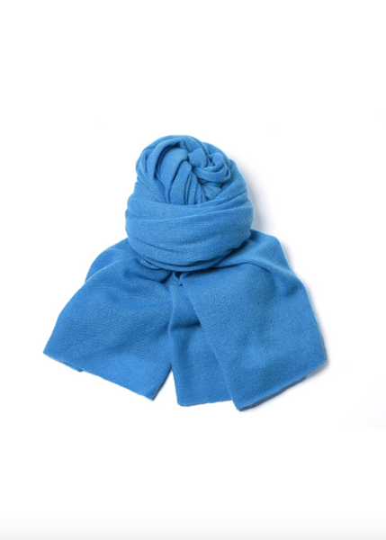 White + Warren Cashmere Travel Wrap- Cabana Blue
