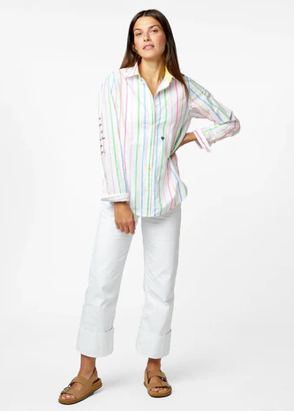 Kerri Rosenthal Mia Stripe Shirt - Multi