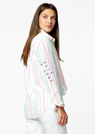 Kerri Rosenthal Mia Stripe Shirt - Multi