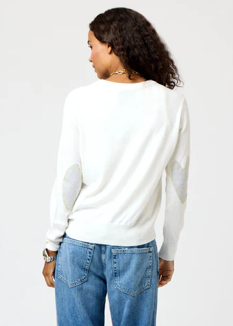 Kerri Rosenthal Patchwork Pullover - White