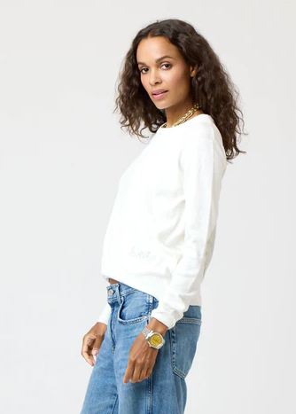 Kerri Rosenthal Patchwork Pullover - White