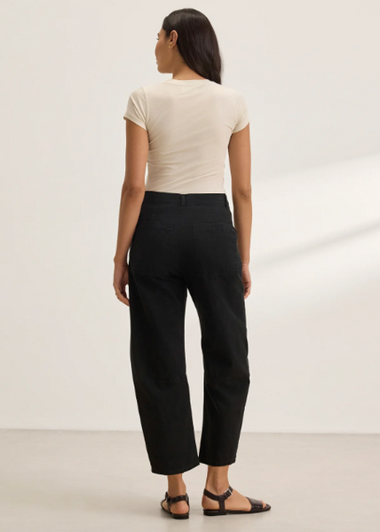 Velvet Alexis Cotton Twill Pant - Vintage Black