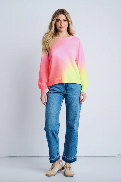 Lisa Todd Colour Haze Sweater - Pink Combo