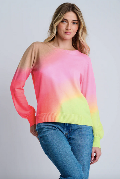 Lisa Todd Colour Haze Sweater - Pink Combo