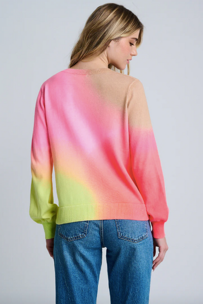 Lisa Todd Colour Haze Sweater - Pink Combo