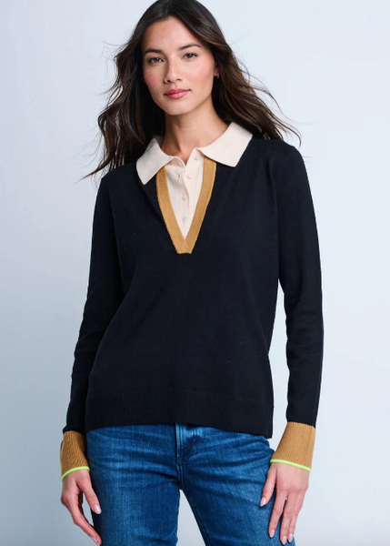 Lisa Todd Double Down Sweater - Black