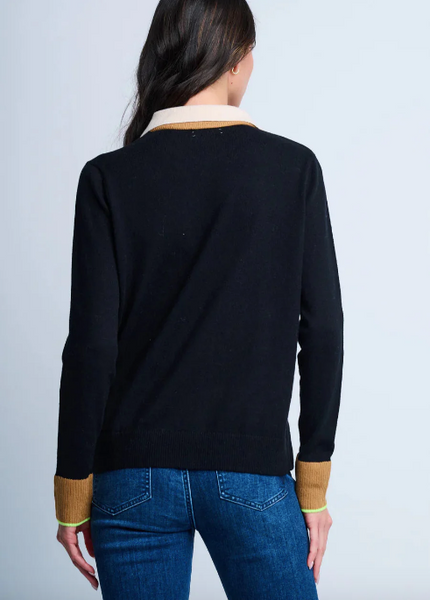 Lisa Todd Double Down Sweater - Black