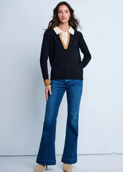 Lisa Todd Double Down Sweater - Black