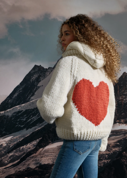GOGO Sweaters Heart Cardi (PRE-ORDER)