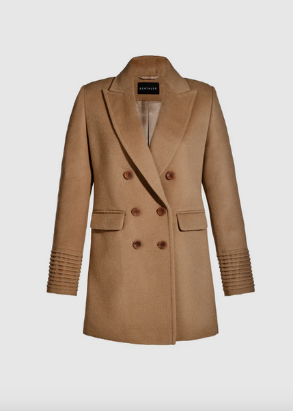 SENTALER Baby Alpaca Peak Collar Topcoat (PRE-ORDER)