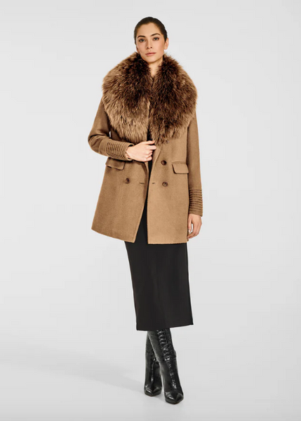 SENTALER Baby Alpaca Peak Collar Topcoat (PRE-ORDER)