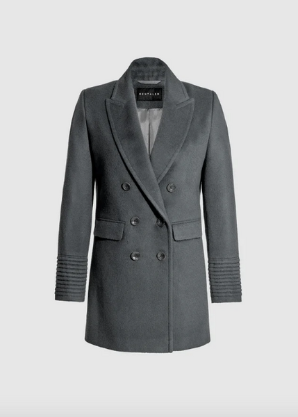 SENTALER Baby Alpaca Peak Collar Topcoat (PRE-ORDER)