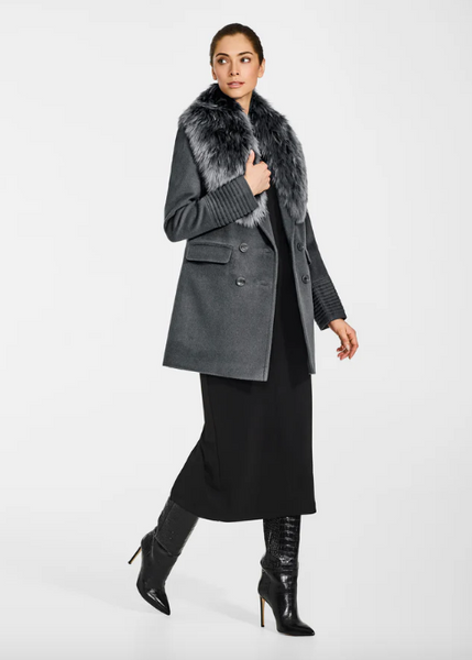 SENTALER Baby Alpaca Peak Collar Topcoat (PRE-ORDER)