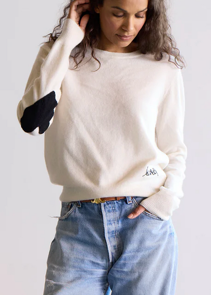 Kerri Rosenthal Cashmere Patchwork Pullover - Natural