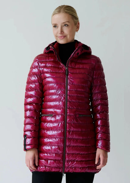 Eleven Elfs Shannon Vegan Down Coat - Dark Lipstick (PRE-ORDER)