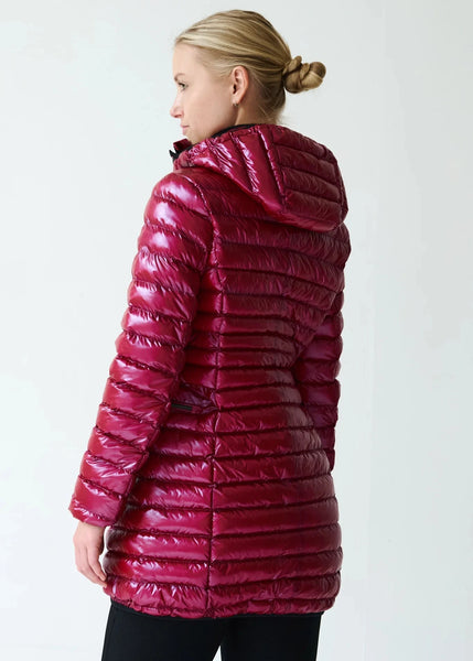 Eleven Elfs Shannon Vegan Down Coat - Dark Lipstick (PRE-ORDER)