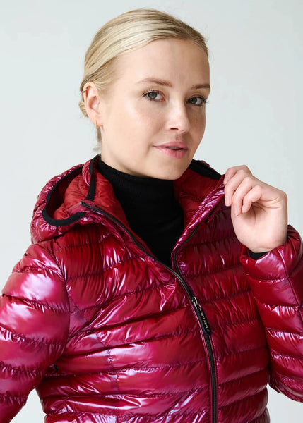 Eleven Elfs Shannon Vegan Down Coat - Dark Lipstick (PRE-ORDER)