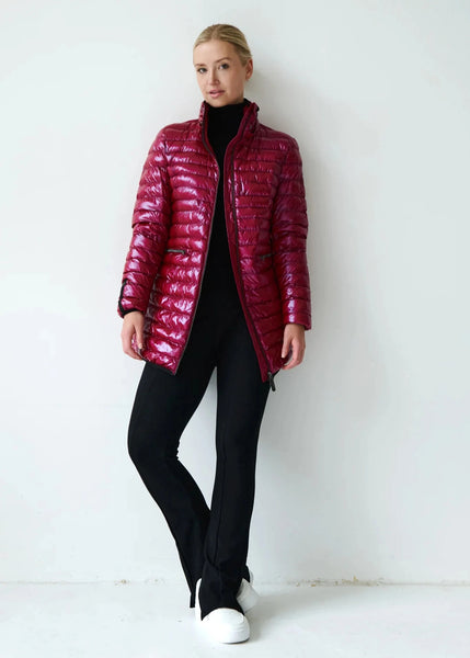 Eleven Elfs Shannon Vegan Down Coat - Dark Lipstick (PRE-ORDER)