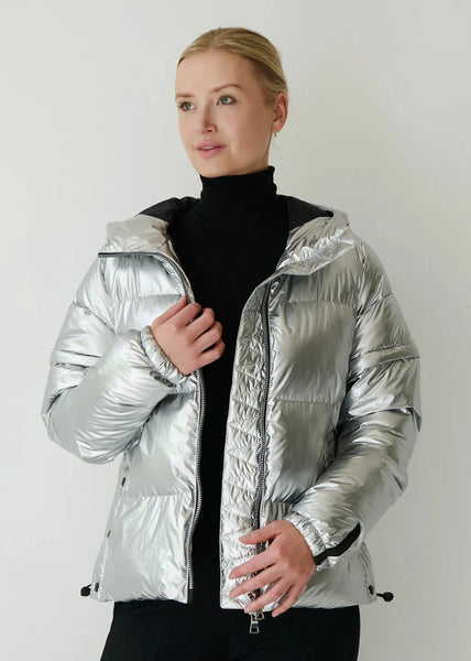 Eleven Elfs Soley Vegan Down 2 in 1 Jacket - Metalic Silver (PRE-ORDER)