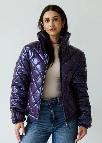 Eleven Elfs Stella Vegan Down Bomber - Aubergine (PRE-ORDER)