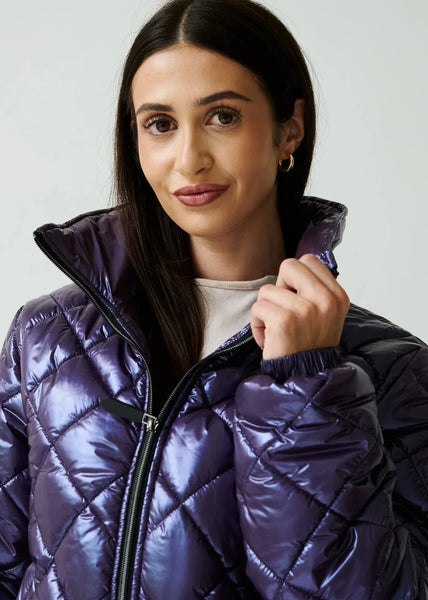 Eleven Elfs Stella Vegan Down Bomber - Aubergine (PRE-ORDER)