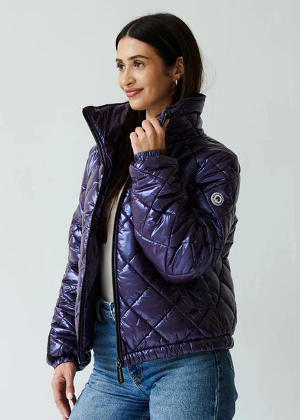 Eleven Elfs Stella Vegan Down Bomber - Aubergine (PRE-ORDER)