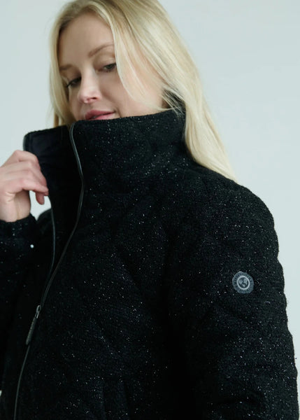 Eleven Elfs Stella Vegan Down Bomber - Black Shimmer (PRE-ORDER)