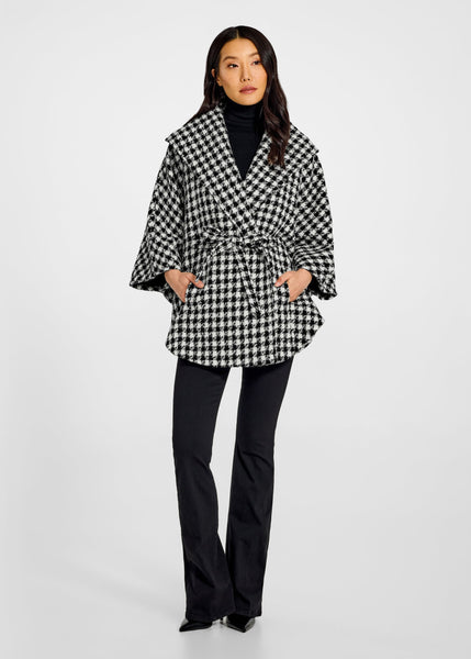 SENTALER Baby Alpaca Cape With Shawl Collar and Belt (PRE-ORDER)