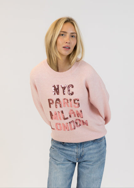 Lyla + Luxe Yassie Sweater - Pink