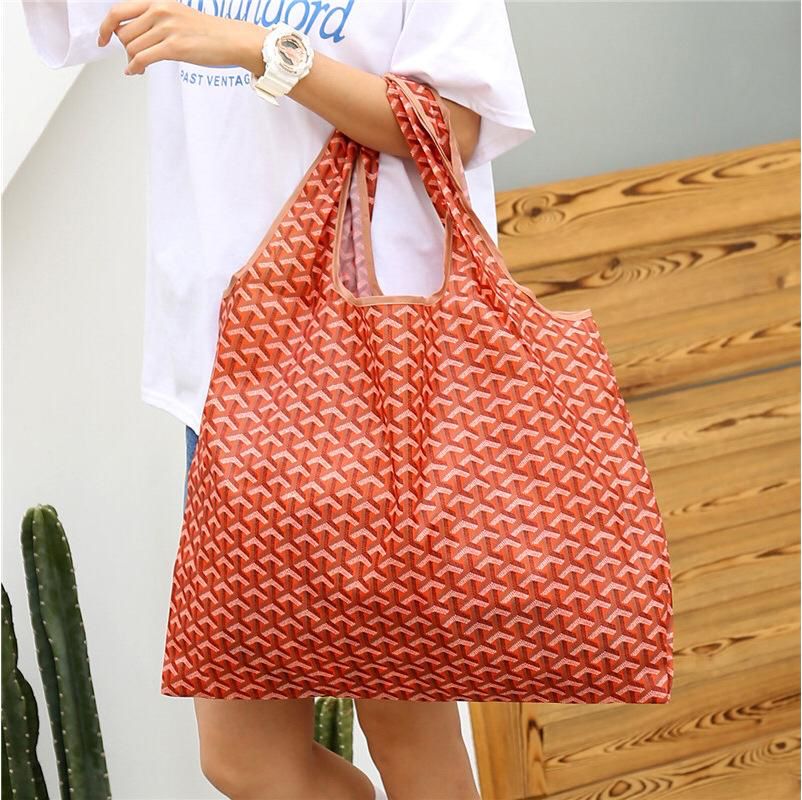 Stylish Orange Shopping Bag